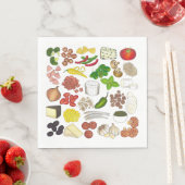 Pizza Party Toppings Italiaans Eten Pizzeria Pie Servet (Insitu)