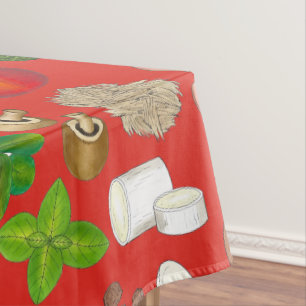 Pizza Party Toppings Italiaans Eten Pizzeria Pie Tafelkleed