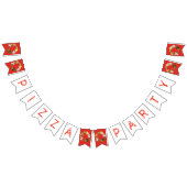 Pizza Party Toppings Italiaans Eten Pizzeria Pie Vlaggetjes (Alle)