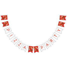 Pizza Party Toppings Italiaans Eten Pizzeria Pie Vlaggetjes