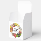 Pizza Party Toppings Maak je eigen verjaardagsdeco Bedankdoosjes (Geopend)