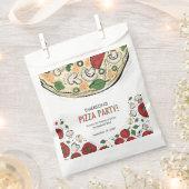 Pizza Party Verjaardag Favoriet Tassen Bedankzakje (Geknipt)