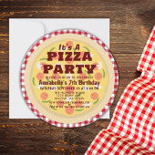 Pizza Party Verjaardag Kinderen Verjaardag Kaart
