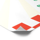 Pizza Party Verjaardag Welkomstbord Poster (Hoek)