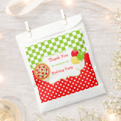 Pizza Party Verjaardagsfeestje Bedankzakje (Geknipt)