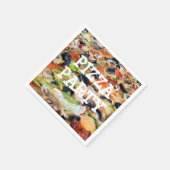 Pizza Party Verjaardagsfeestje Papieren servetten (Hoek)