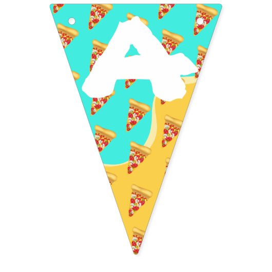 Pizza party vlaggetjes (Derde vlag)