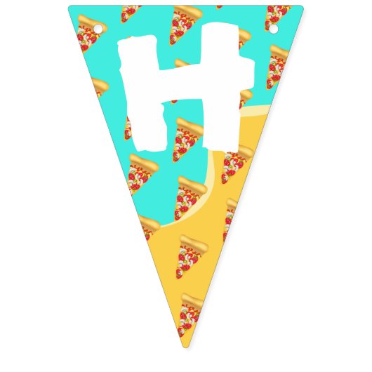 Pizza party vlaggetjes (Tweede vlag)