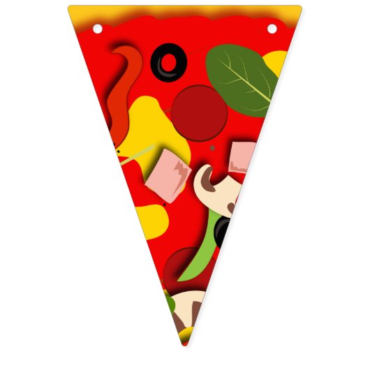 Pizza Party Vlaggetjes (Tweede vlag)
