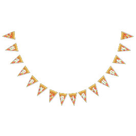 Pizza party vlaggetjes