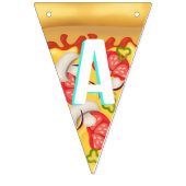 Pizza party vlaggetjes (Derde vlag)