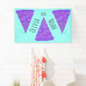 Pizza Party Wedding Spandoek (Insitu)