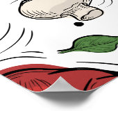 Pizza Party Welkomstbanner Poster (Hoek)