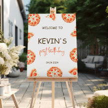 Pizza Party Welkomstbord Pizza Verjaardag Welkom