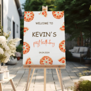 Pizza Party Welkomstbord Pizza Verjaardag Welkom Poster