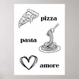 Pizza Pasta & Amore Poster
