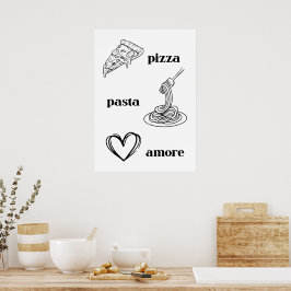 Pizza Pasta & Amore Poster