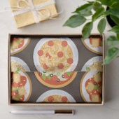 Pizza, pasta, heerlijk Italiaans voedsel Tissuepapier (Geschenk)