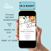 Pizza & Pasta Party Italiaans Verjaardagsdiner Kaart