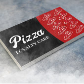 Pizza & Pasta Restaurant Black & Red Loyalty