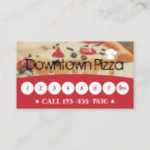 Pizza Pasta Restaurant Custom Photo Loyalty (Voorkant)