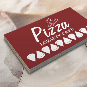Pizza Pasta Restaurant Loyalty-kaarten Klantenkaartje