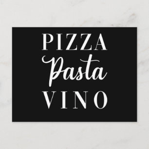 Pizza Pasta Vino Briefkaart
