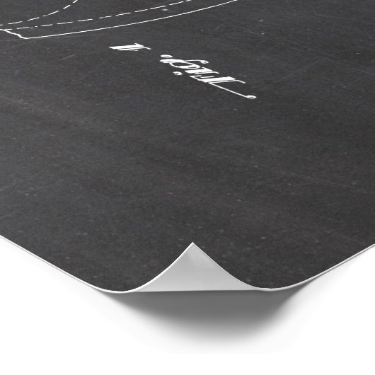 Pizza Patent Poster (Hoek)