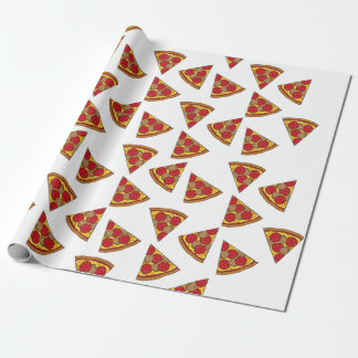 pizza patrón trozos cadeaupapier