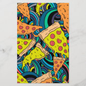 Pizza patroon briefpapier (Voorkant)