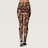 Pizza Patroon Broek Leggings (Achterkant)