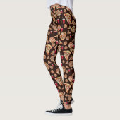 Pizza Patroon Broek Leggings (Links)