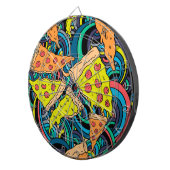 Pizza patroon dartbord (Voorkant Rechts)