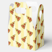 Pizza patroon inpakpapier bedankdoosjes (Geopend)