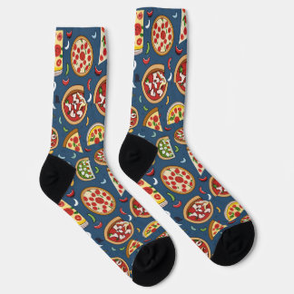 Pizza Patroon Uniseks Crew Sok