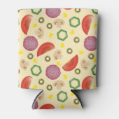 Pizza Pattern 2 Blikjeskoeler (Voorkant)