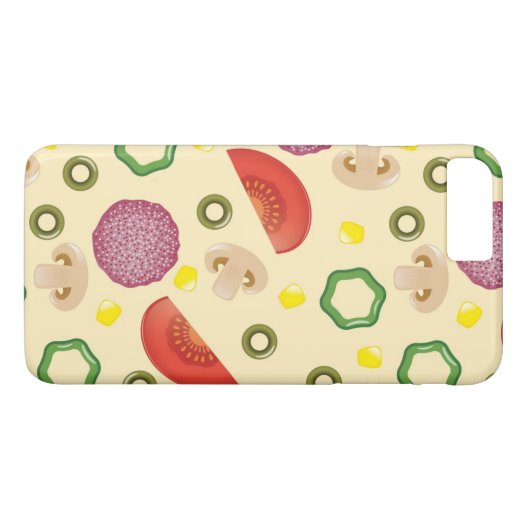 Pizza Pattern 2 Case-Mate iPhone Case (Achterkant (Horizontaal))