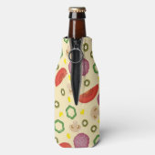 Pizza Pattern 2 Flesjeskoeler (Fles Achterkant)