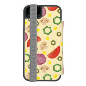 Pizza Pattern 2 Incipio iPhone Portemonnee Hoesje (Agenda Achterkant)