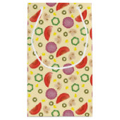 Pizza Pattern 2 Klein Cadeauzakje (Achterkant)