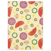 Pizza Pattern 2 Klembord (Achterkant)