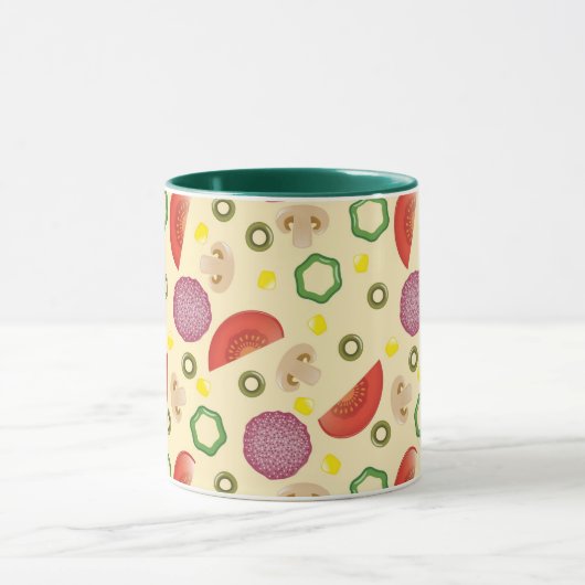 Pizza Pattern 2 Mok (Midden)