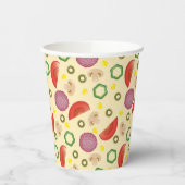 Pizza Pattern 2 Papieren Bekers (Links)