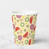 Pizza Pattern 2 Papieren Bekers (Voorkant)