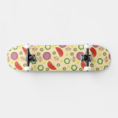Pizza Pattern 2 Skateboard (Horizontaal)