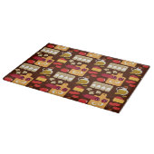 Pizza Pattern 2 Snijplank (Hoek)