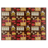 Pizza Pattern 2 Snijplank (Voorkant)