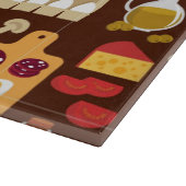 Pizza Pattern 2 Snijplank (Hoek)