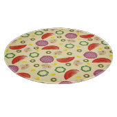 Pizza Pattern 2 Snijplank (Hoek)