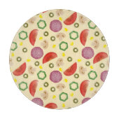 Pizza Pattern 2 Snijplank (Voorkant)